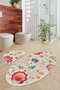 Mijölnir Arya Oval Juego de Alfombras de Baño Multicolor